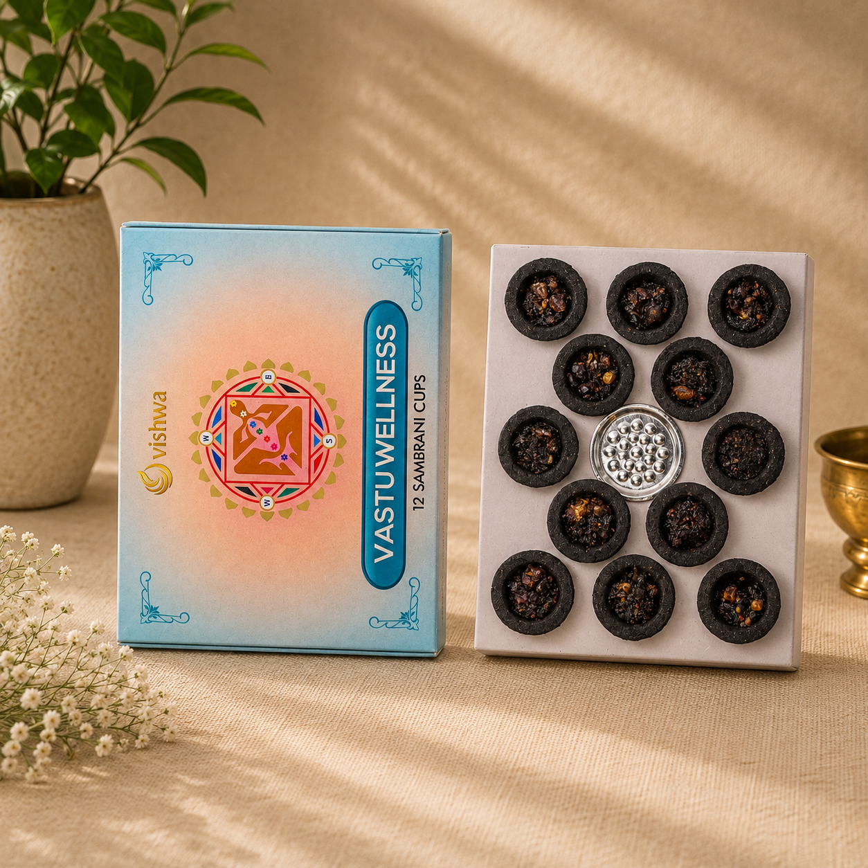 Sambrani Havan Cups - Mandalas 4