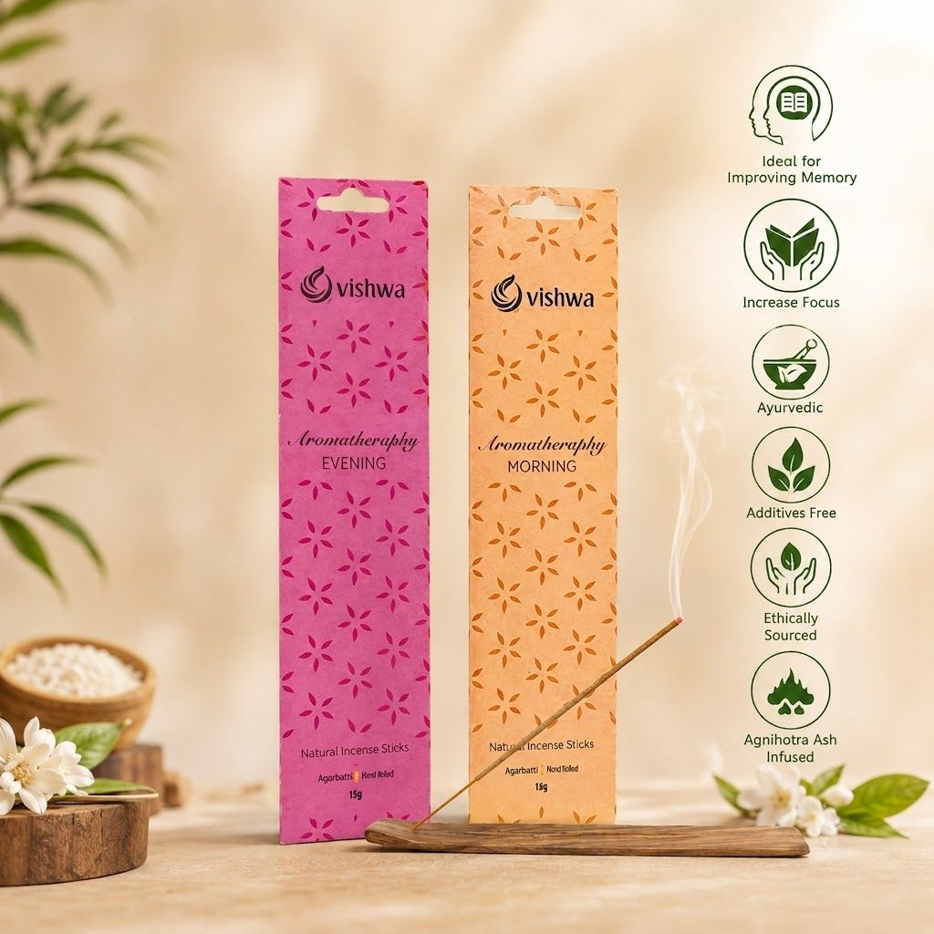 Premium Incense Sticks Bundle - Aromatherapy - (Morning + Evening) 3