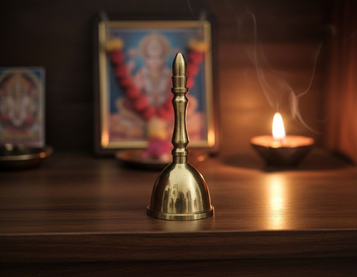 The Harmony Brass Prayer Bell (5 inches) 3