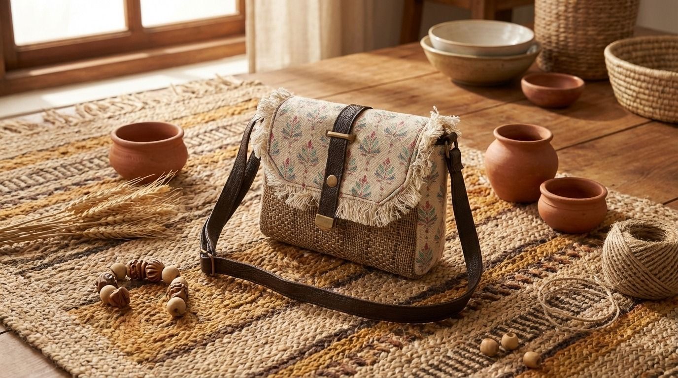 Meadow Weave Handcrafted Bag