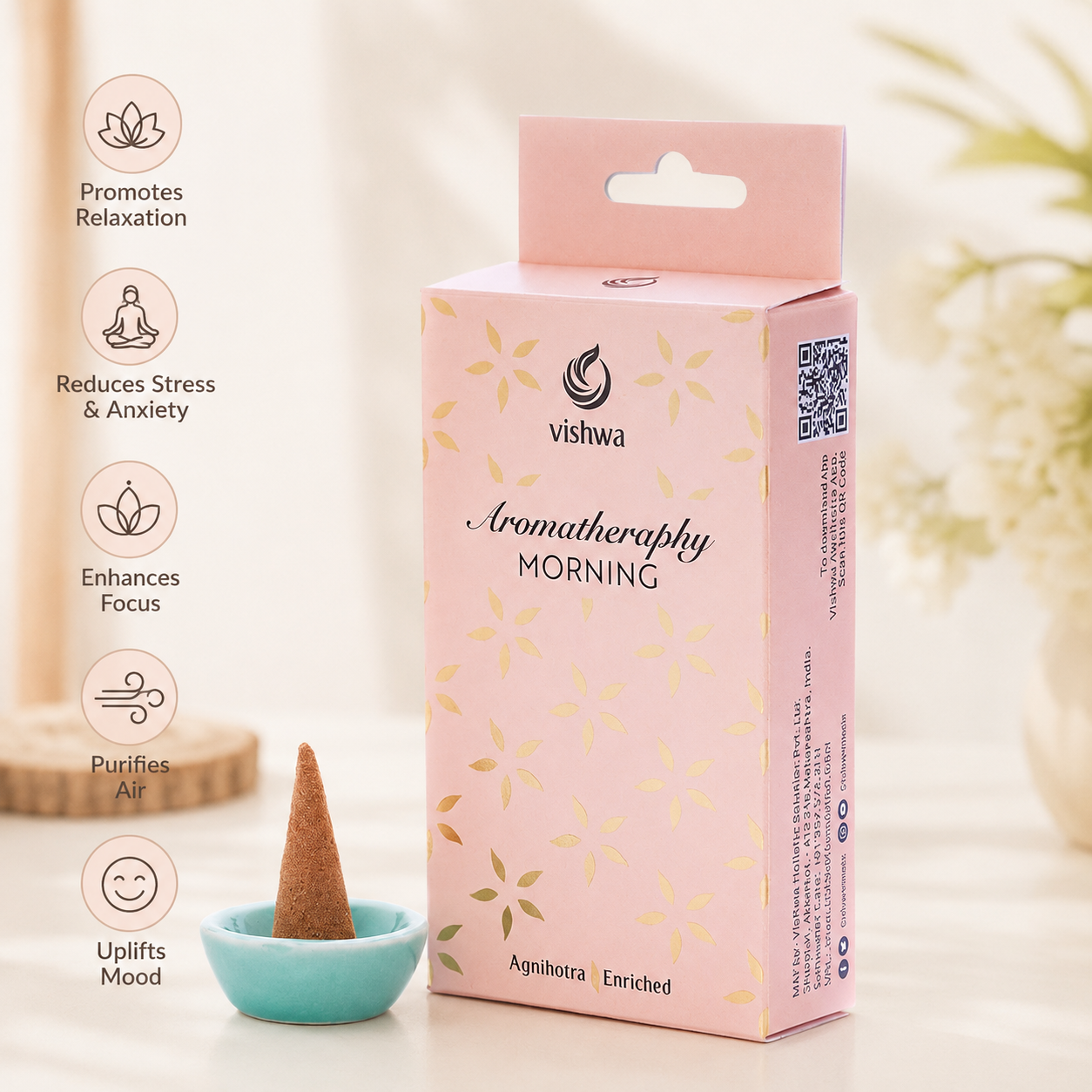 Aromatherapy Incense Cones - Morning  4