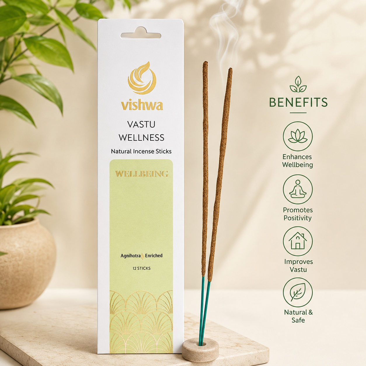 Vastu Wellness Incense Sticks - Wellbeing 3