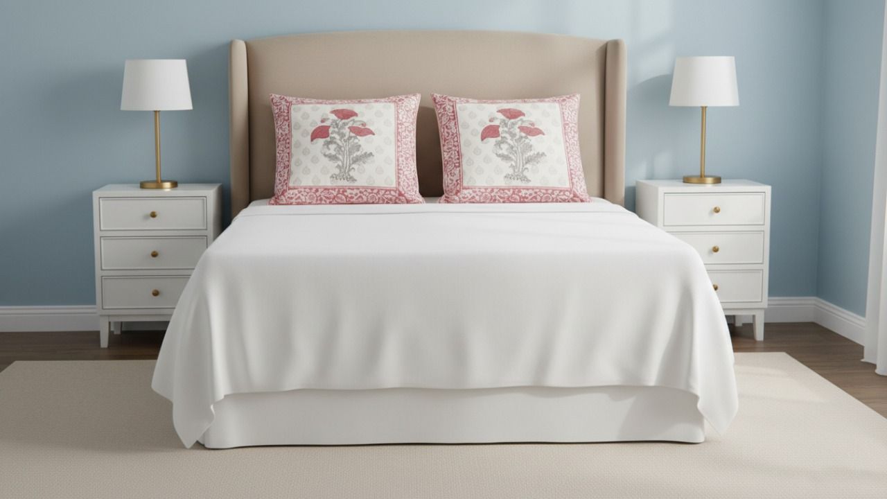 Royal Bloom Embroidered Cushion Cover 4