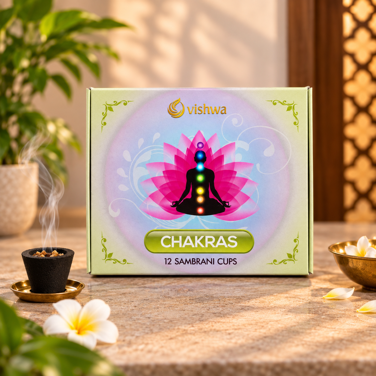 Sambrani Havan Cups- 7 Chakras