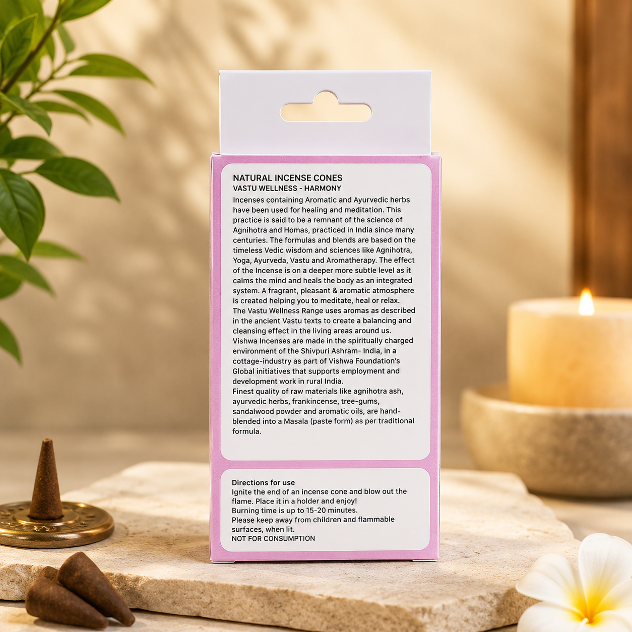 Vastu Wellness Incense Cones - Harmony  2