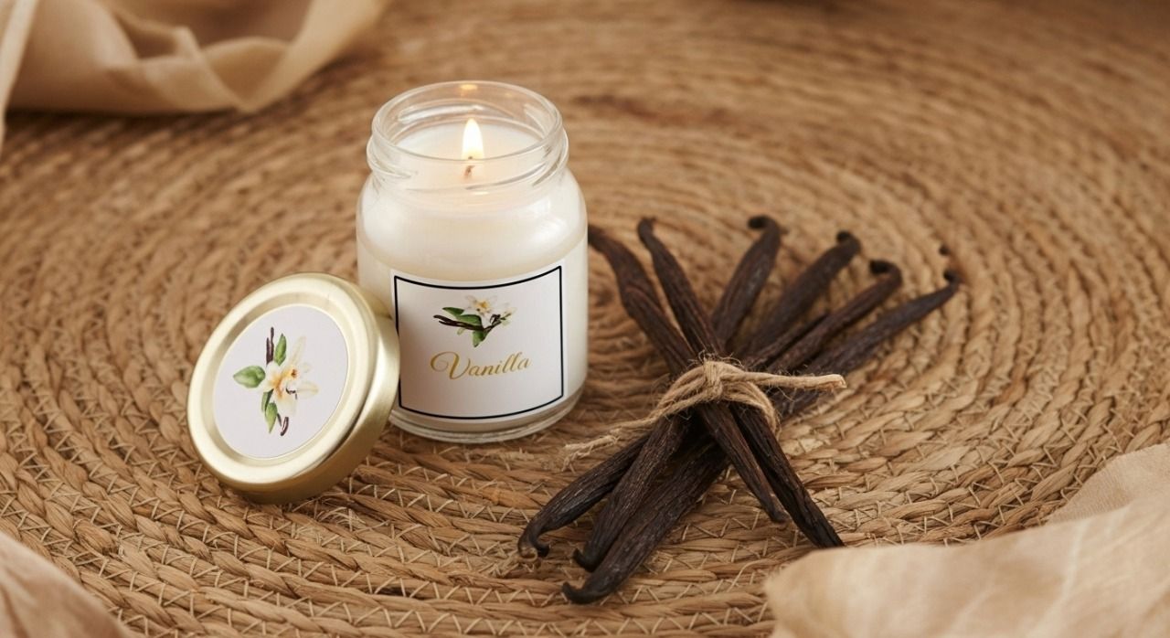 Vanilla Bliss Scented Candle 2