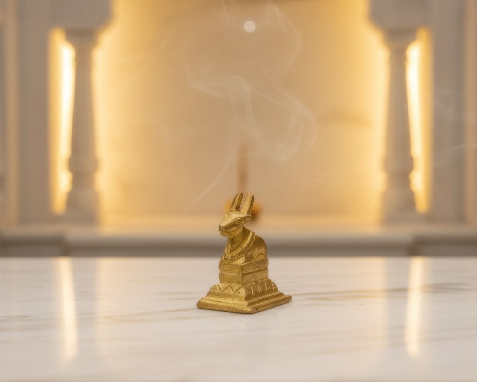 The Serene Brass Nandi (2.5 inches ) 3