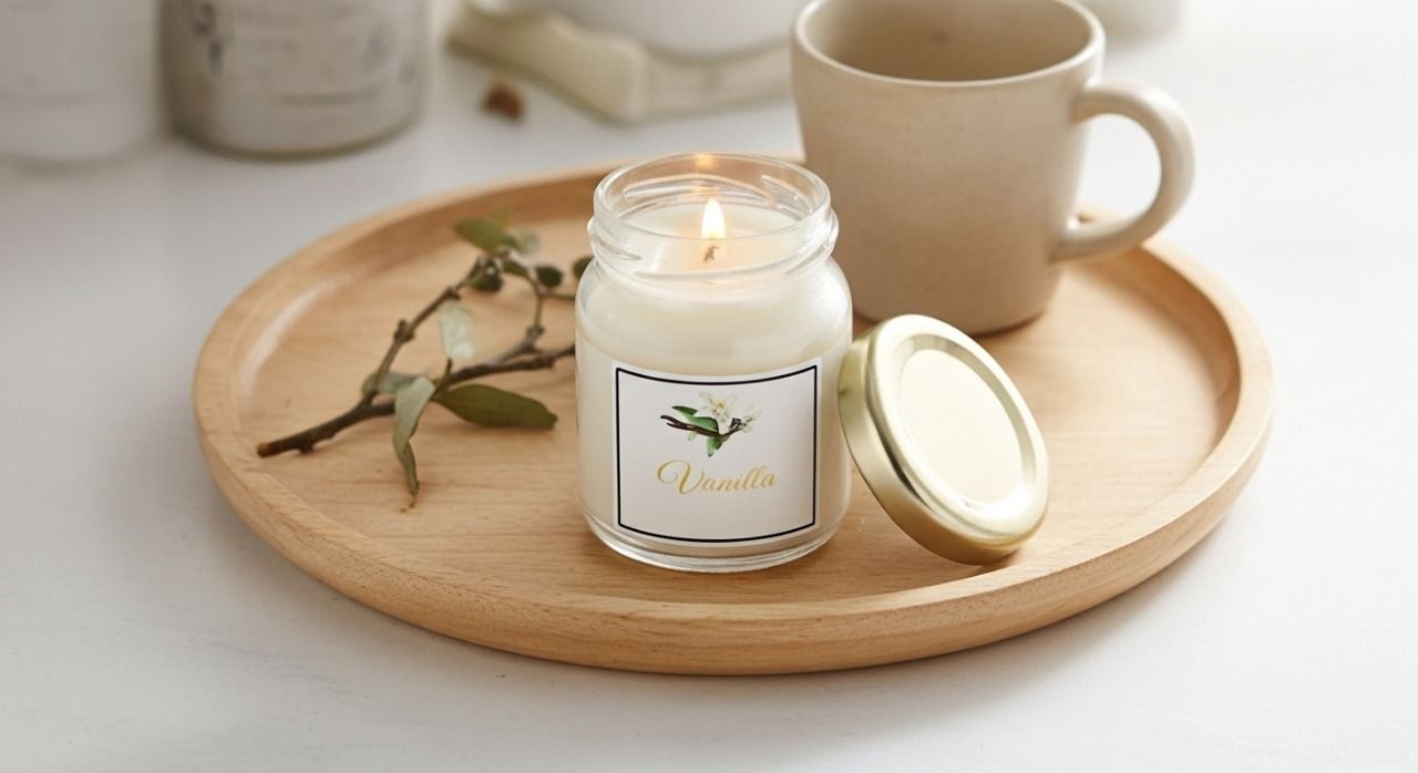 Vanilla Bliss Scented Candle 5