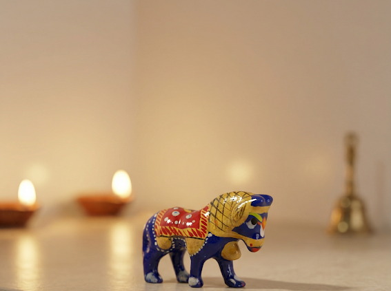 Meenakari Horse Decor Showpiece ( 1 inches ) 2