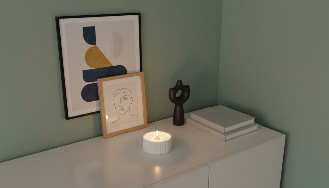 Blossom Glow Scented Candle+D164 3