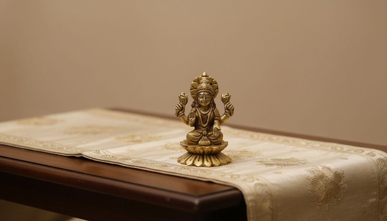  Goddess Lakshmi Idol – Seated on Lotus 2