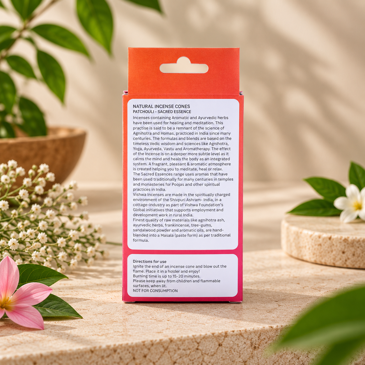 Sacred Essence Patchouli Incense Cones 3