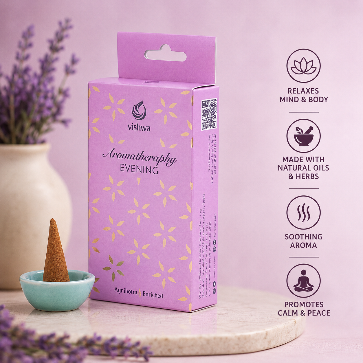 Aromatherapy Incense Cones - Evening  4