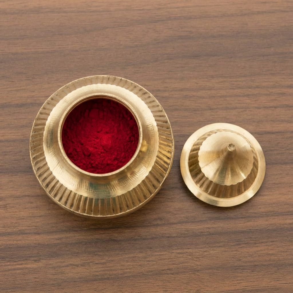 Brass  Sindoor dibbi 3