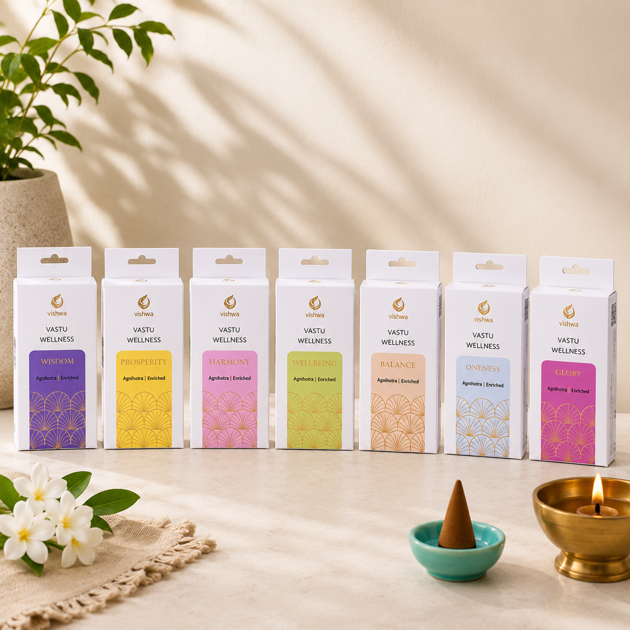 Vastu Wellness Incense Cones - Glory  5