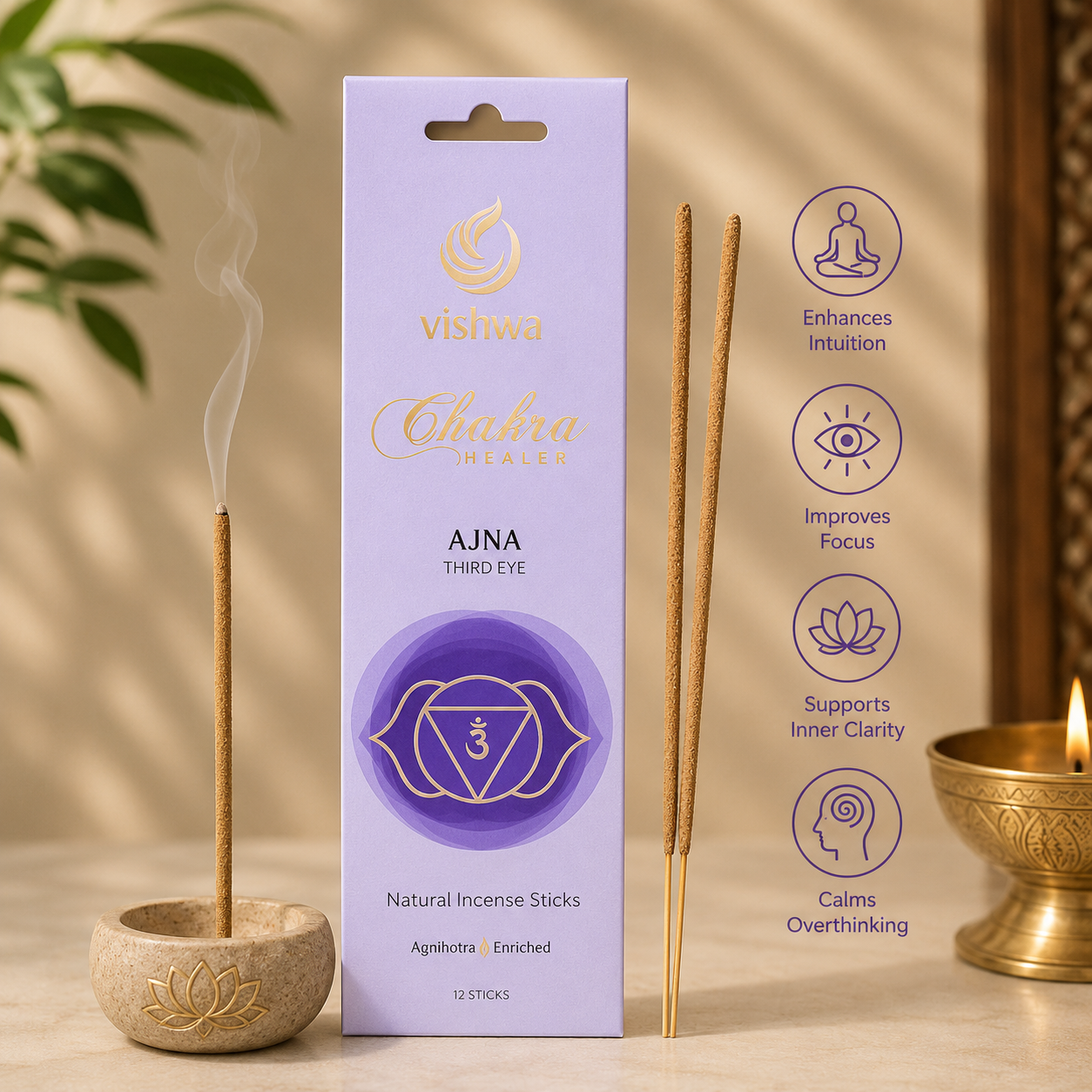 Chakra Healer Incense Sticks - Ajna 3