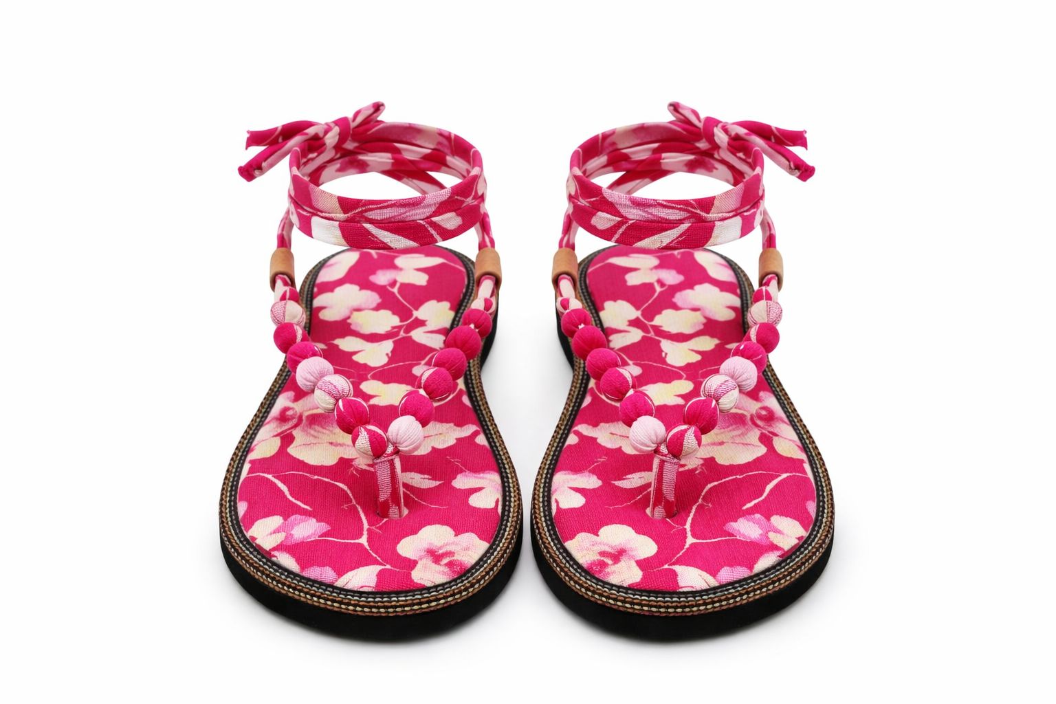 Rose Bloom Handmade Chappals