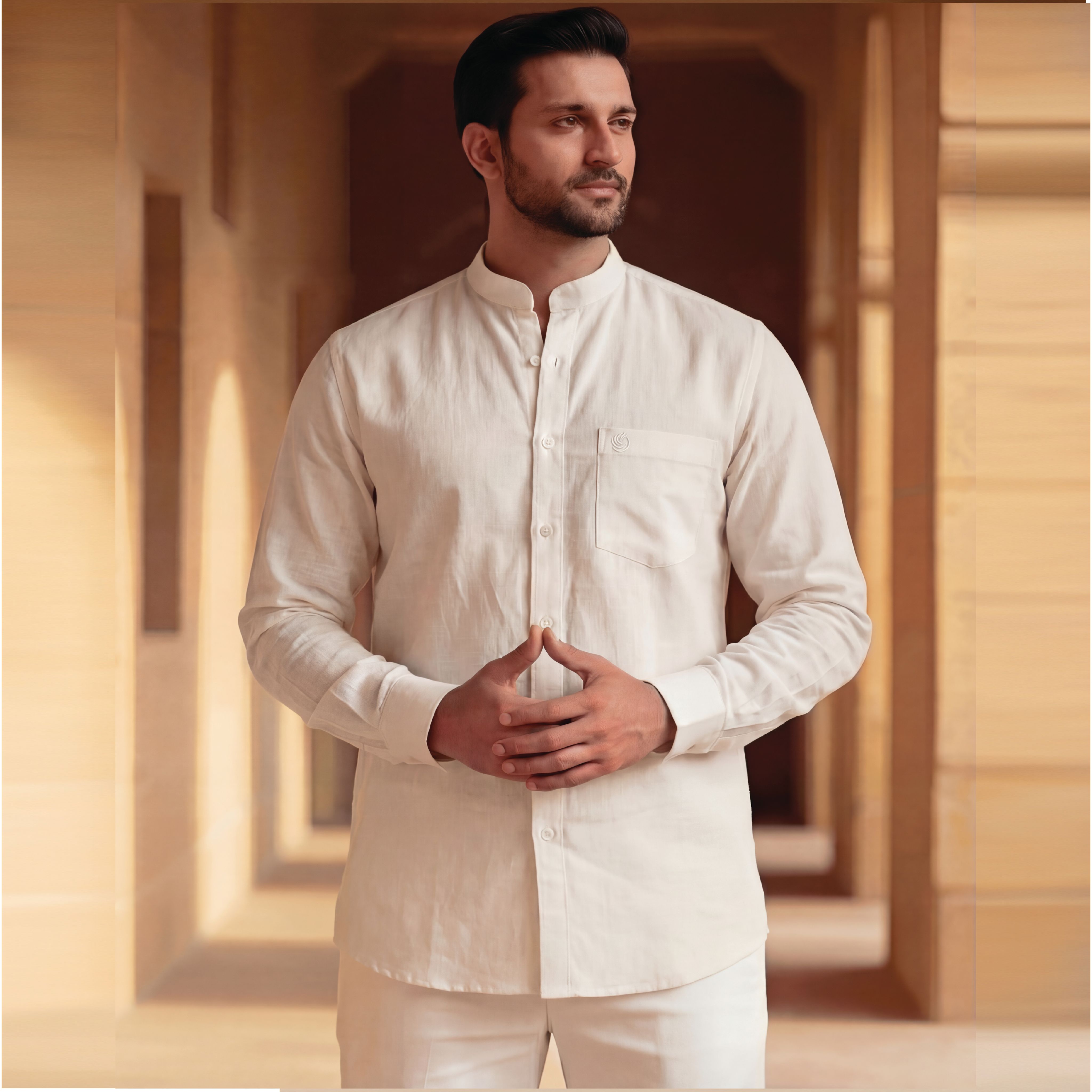 Pure White - Men's Shirt 2