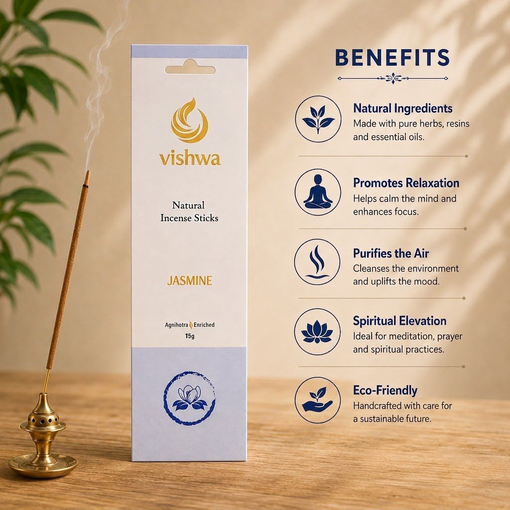 Natural Incense Sticks - Jasmine 4