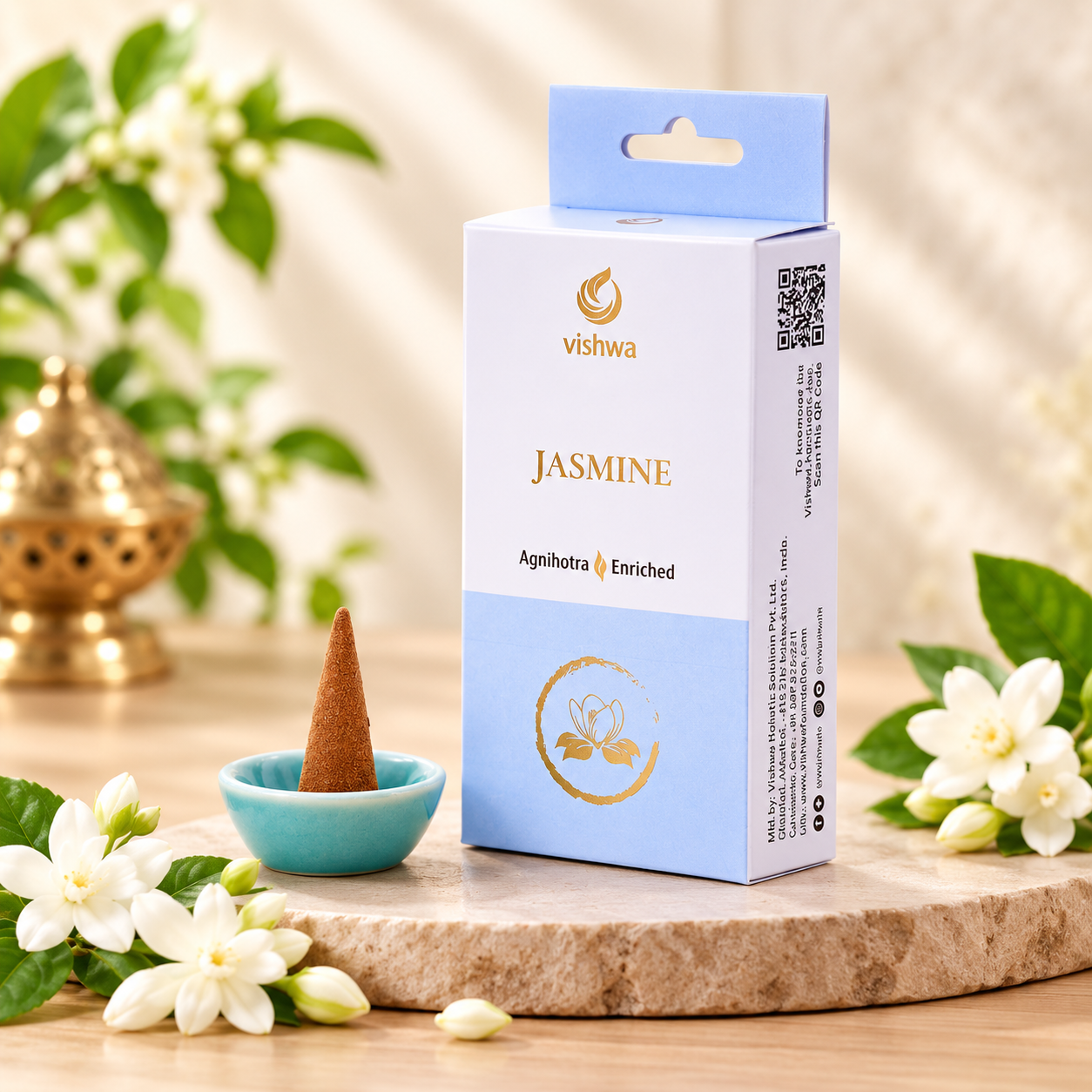 Natural Incense Cones - Jasmine