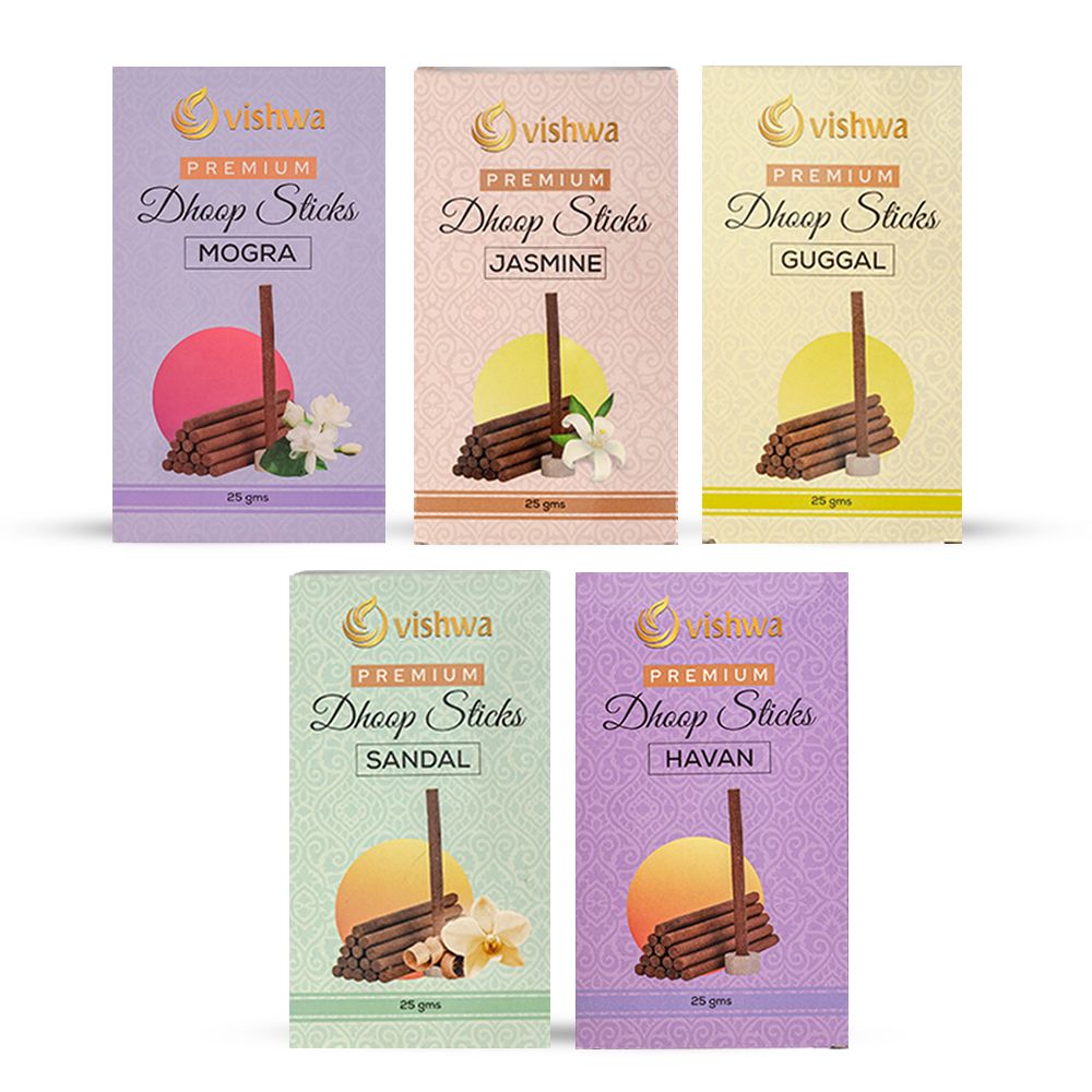 Assorted Dhoop Sticks Bundle - All 5 2