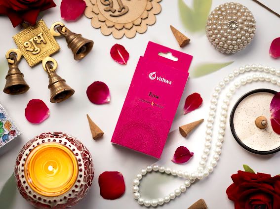 Mandala Incense Cone - Rose 4