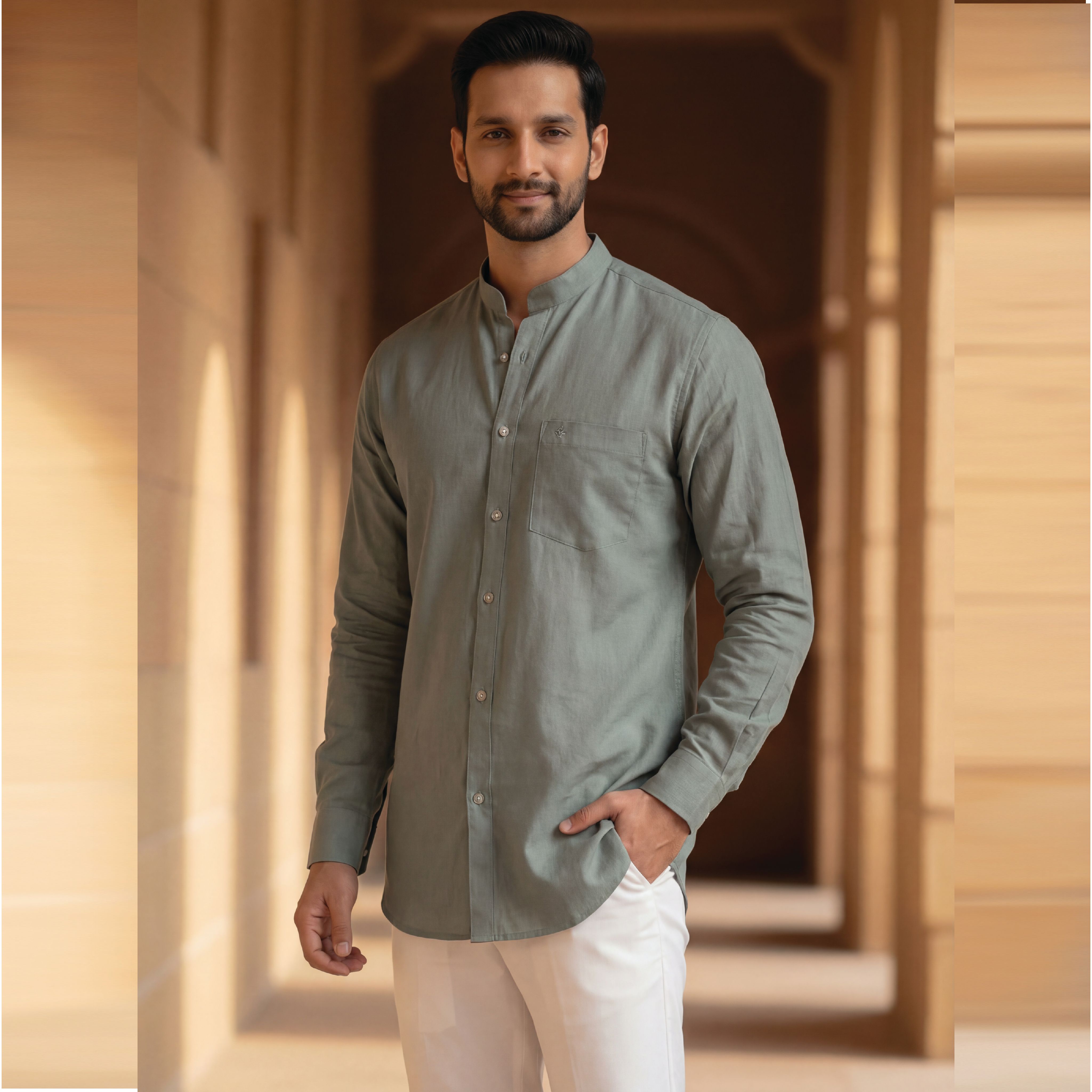 Pistachio Green - Men's Shirt