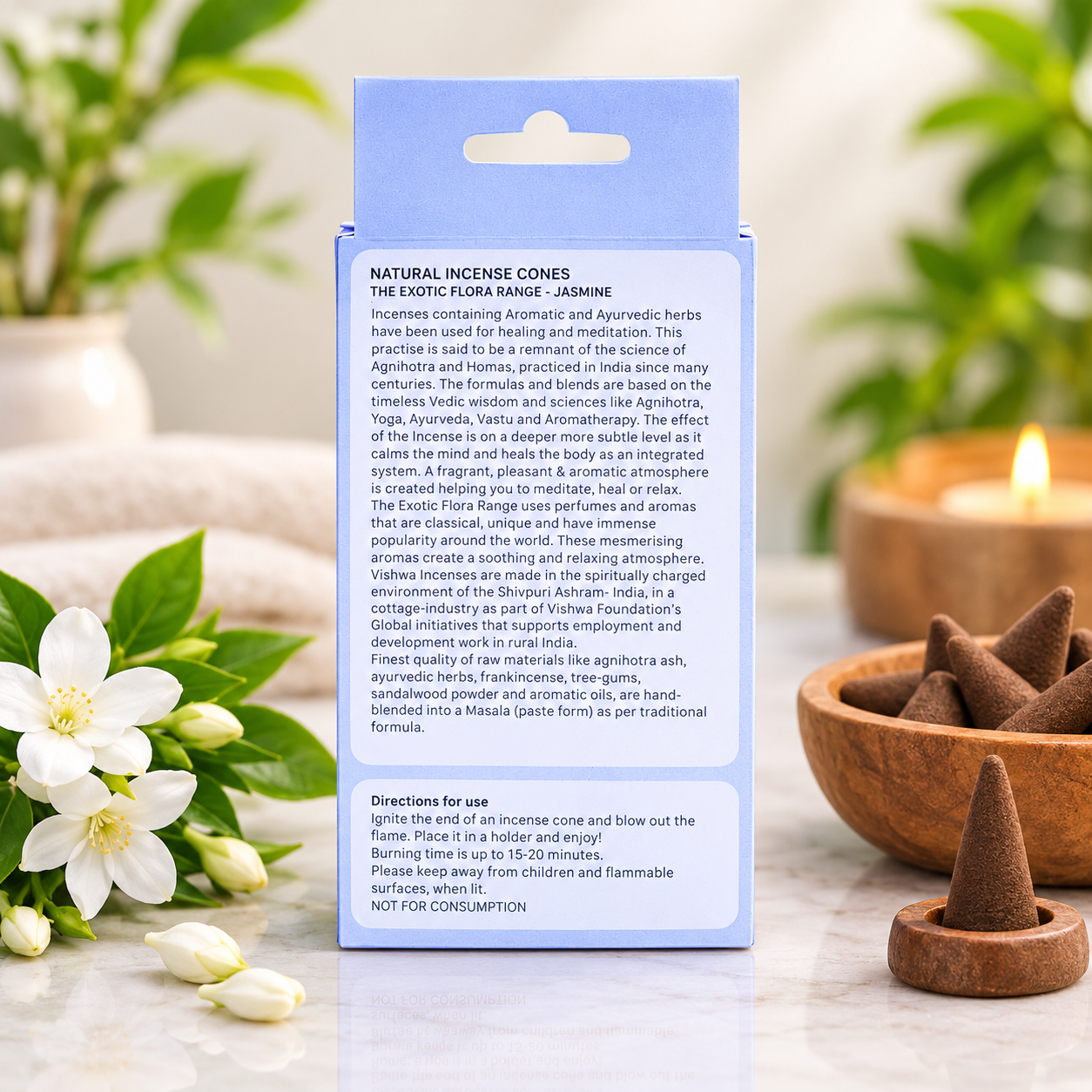 Natural Incense Cones - Jasmine 2