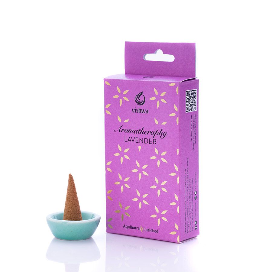 Aromatherapy Incense Cone - Lavender 