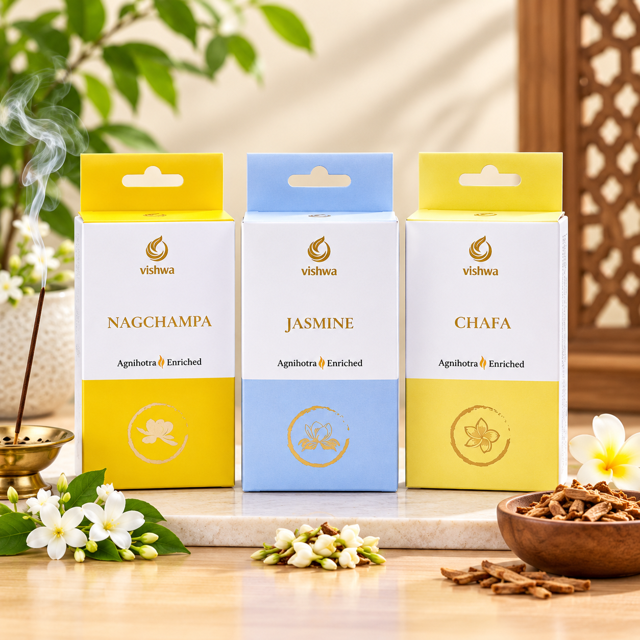 Natural Incense Cones - Jasmine 5