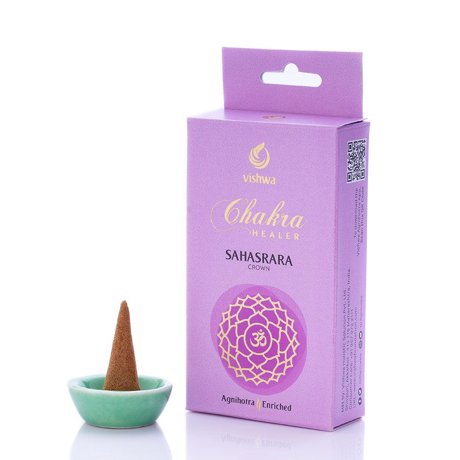 Chakra Healer Incense Cone - Sahasrara