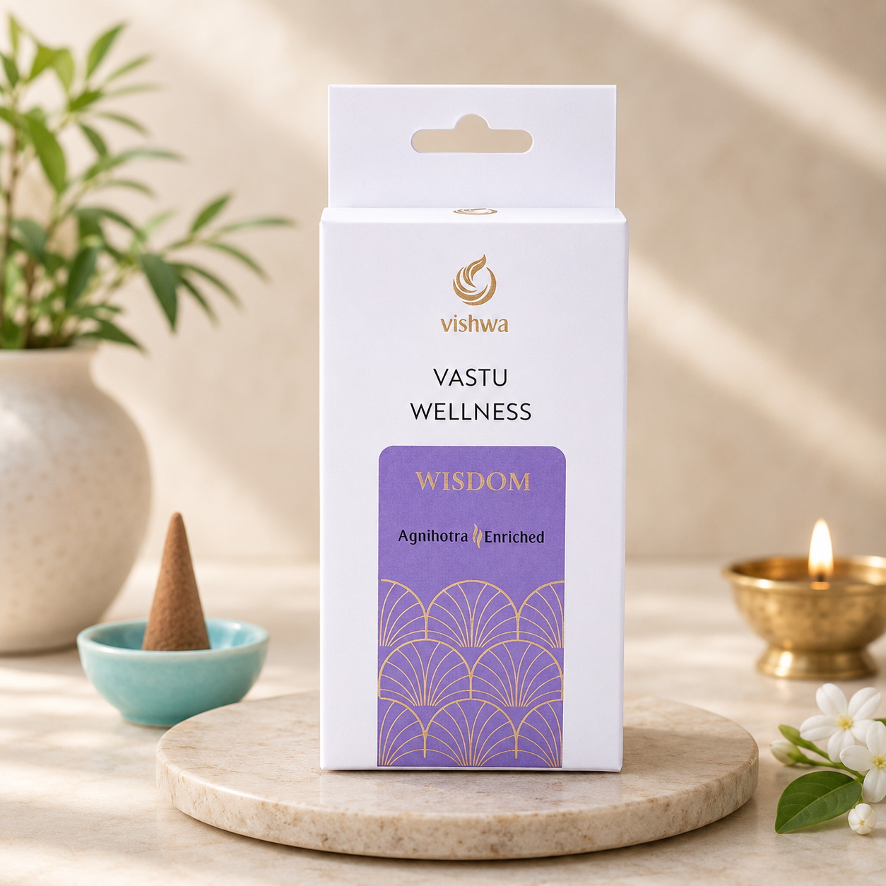 Vastu Wellness Incense Cones - Wisdom 4