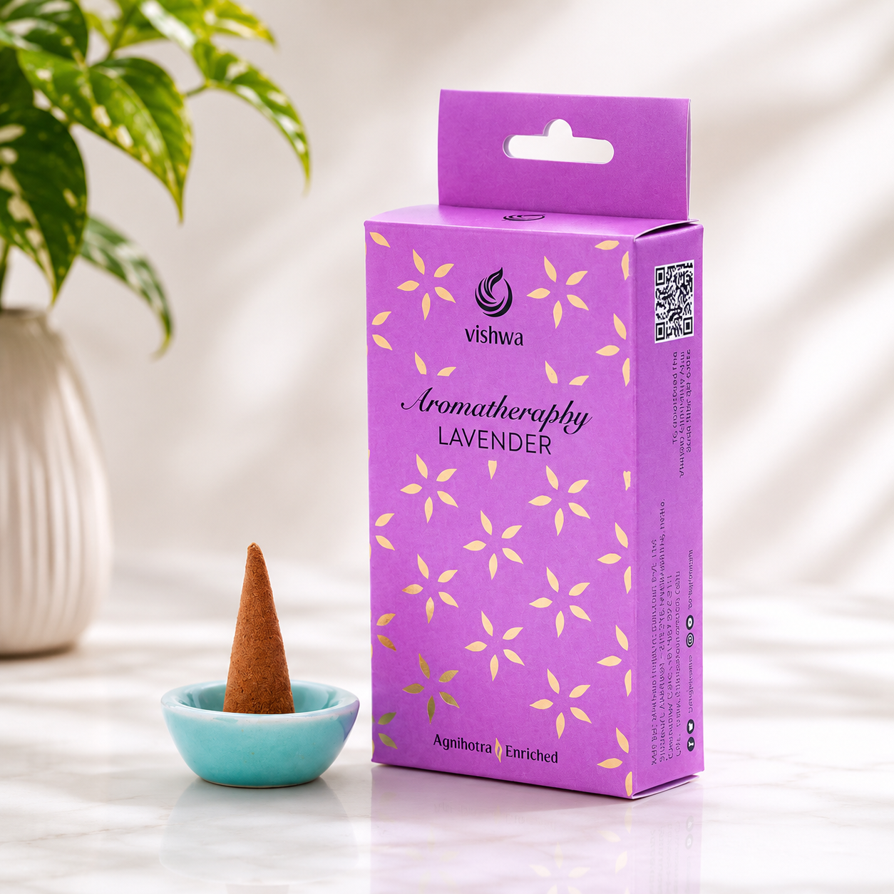 Aromatherapy Incense Cones - Lavender 