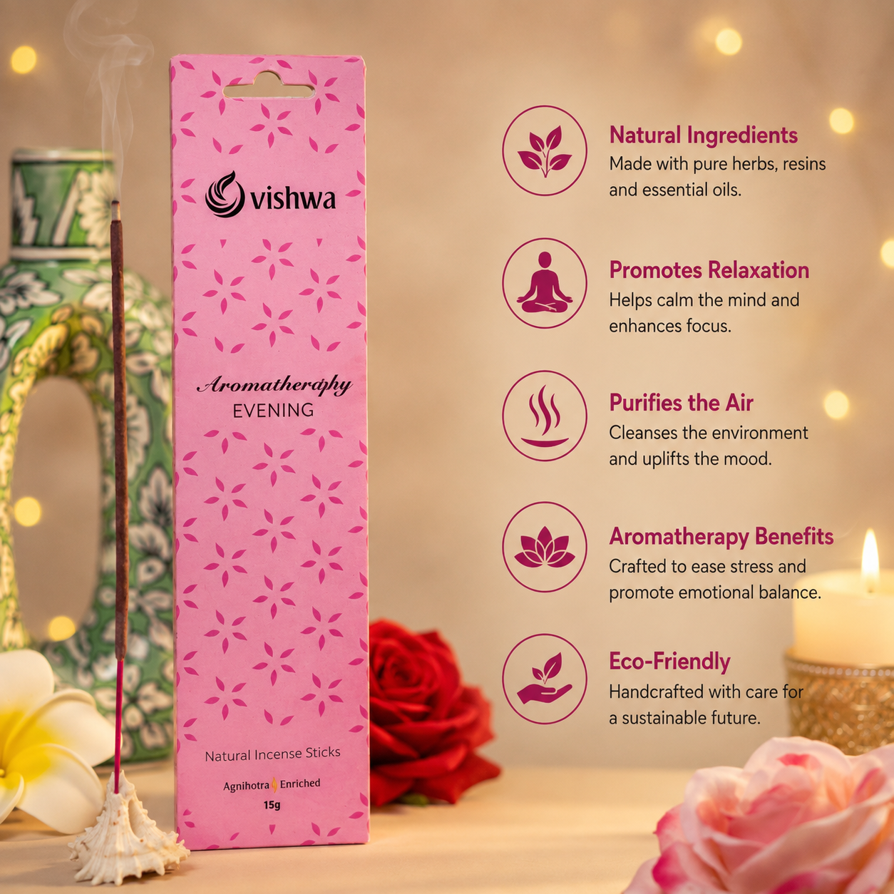 Aromatherapy Incense Sticks - Evening 3