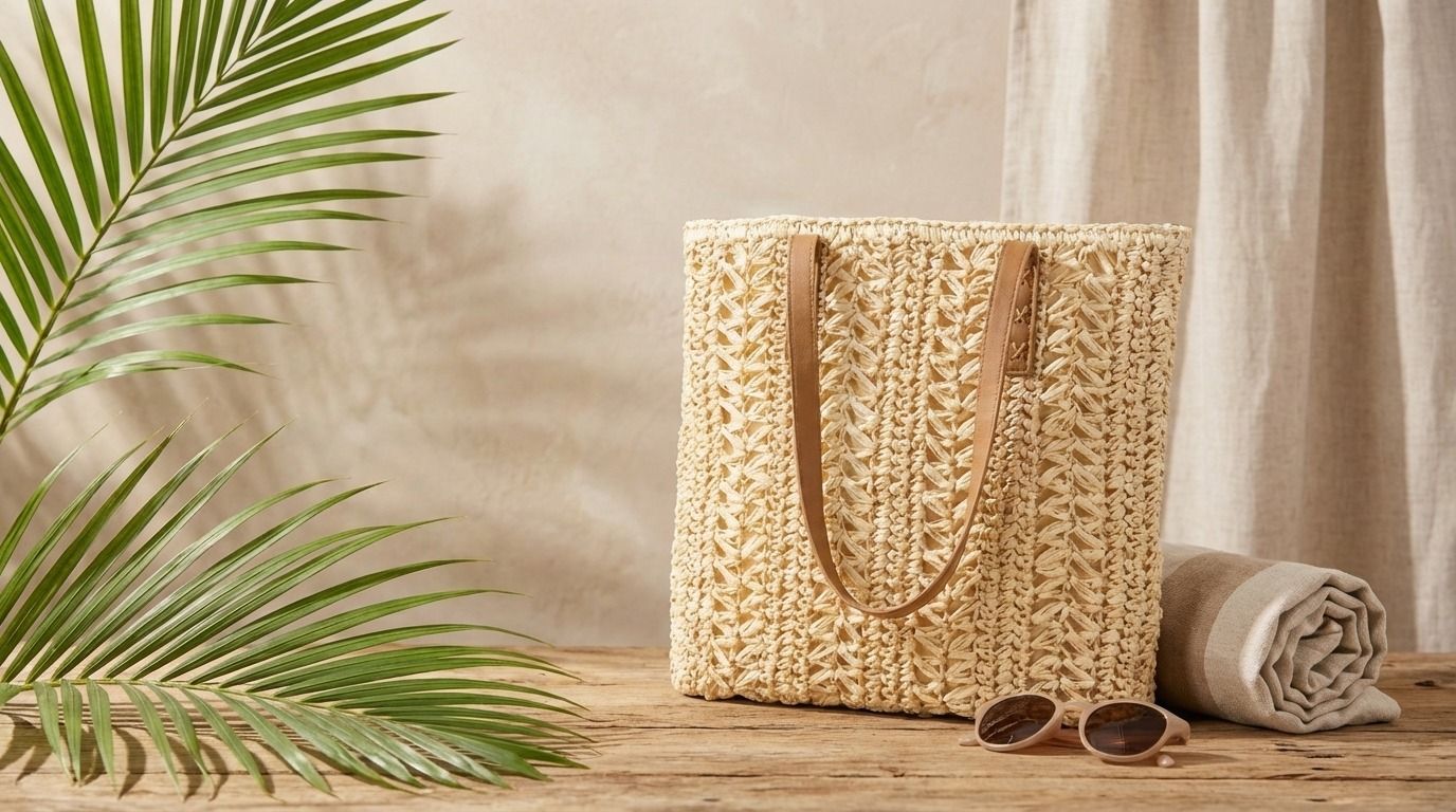Ivory Breeze Woven Shoulder Bag 2