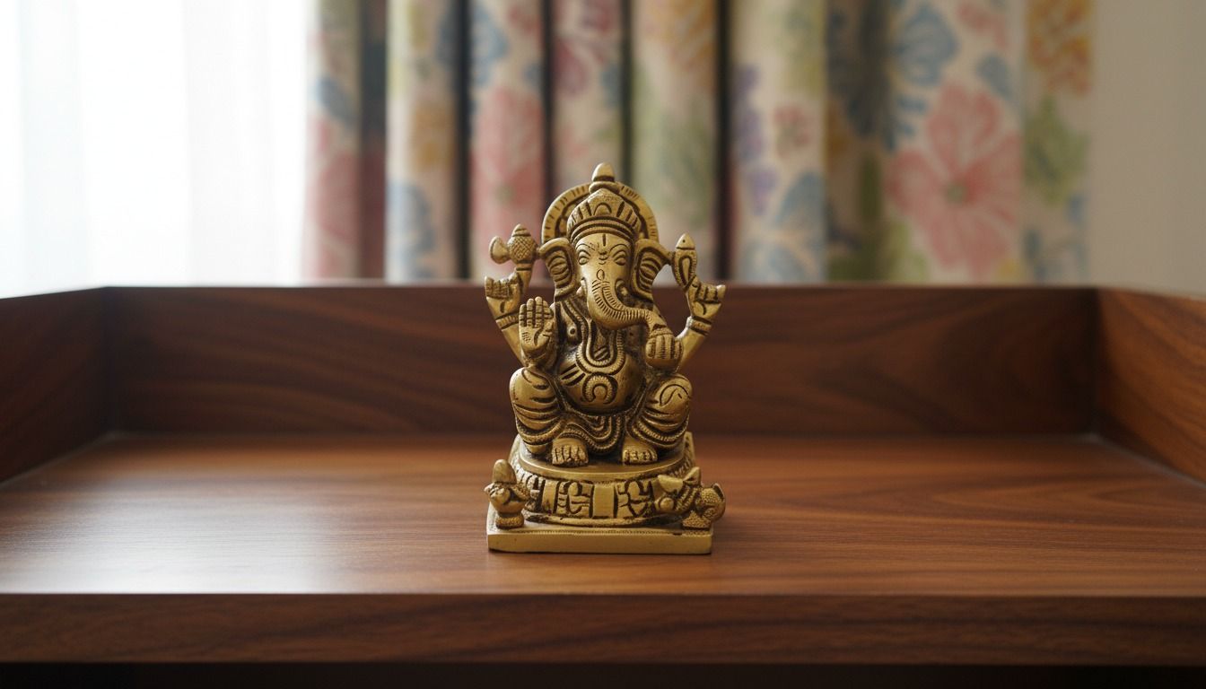 The Auspicious Brass Ganesha Idol 4