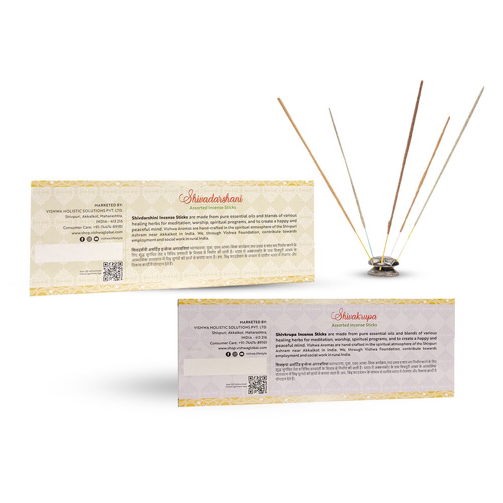 Assorted Incense Sticks Bundle - Shivadarshani + Shivakrupa 4