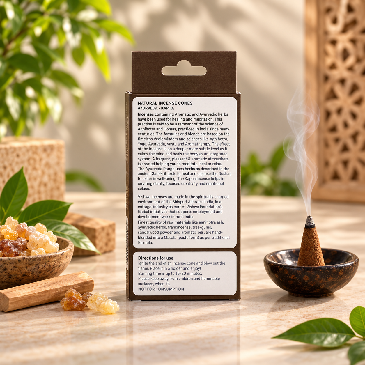Ayurveda Incense Cones - Kapha 2