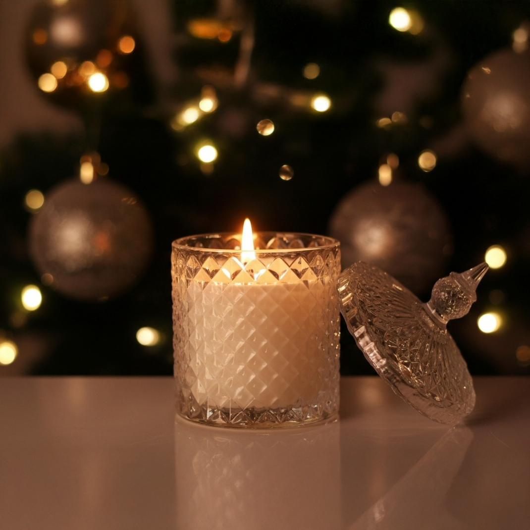 Crystal Glow Scented Candle 