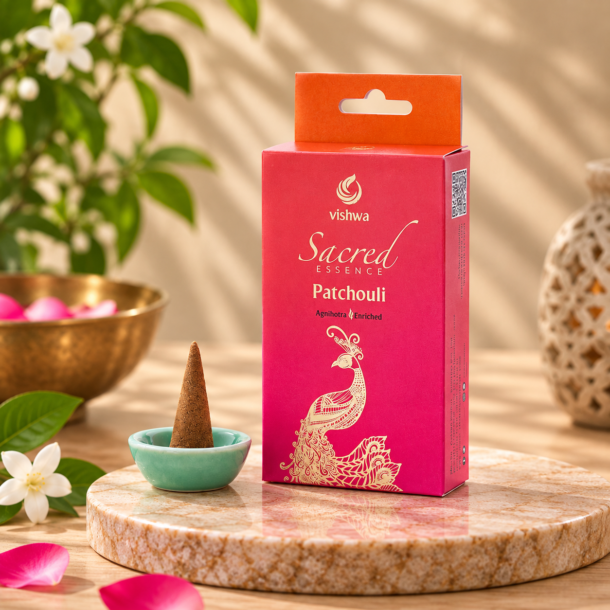 Sacred Essence Patchouli Incense Cones