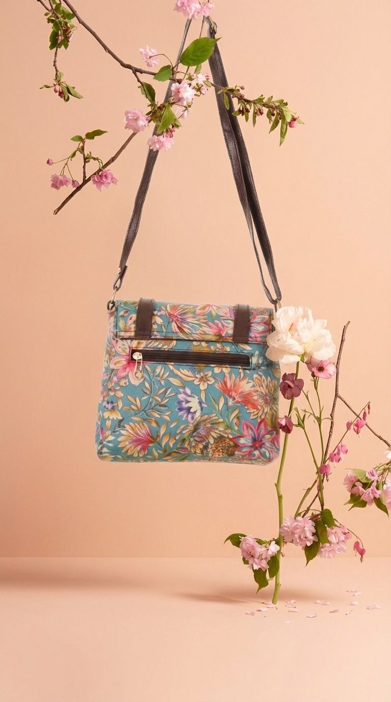 Garden Bliss Handcrafted Sling Bag 3