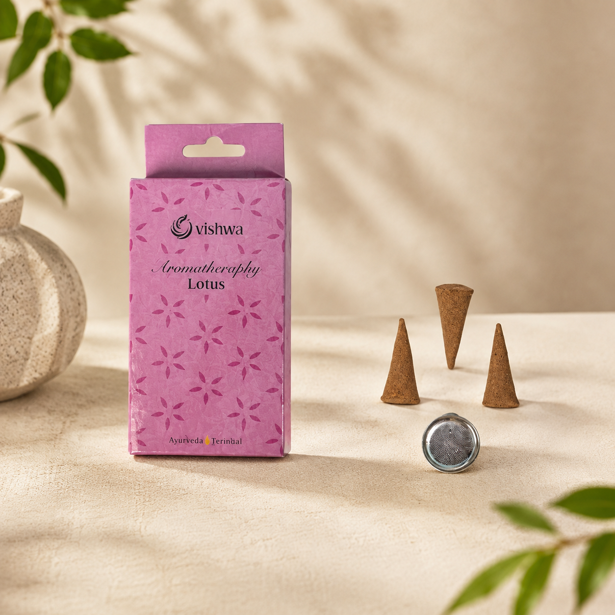 Aromatherapy Incense Cones - Lotus