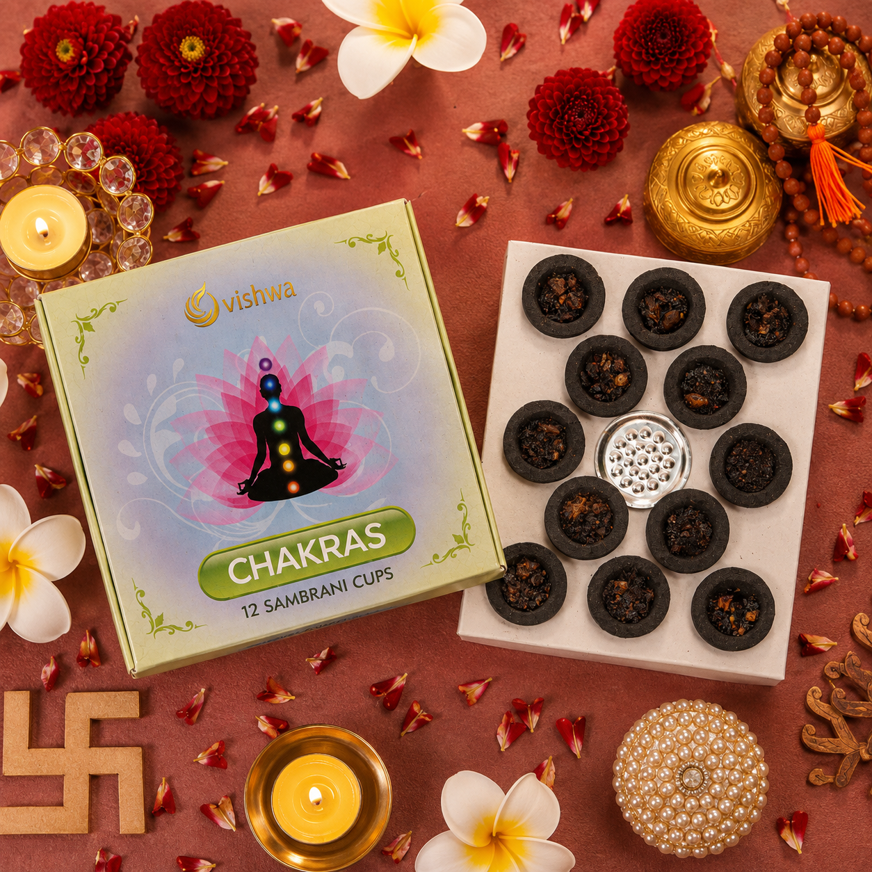 Sambrani Havan Cups- 7 Chakras 5