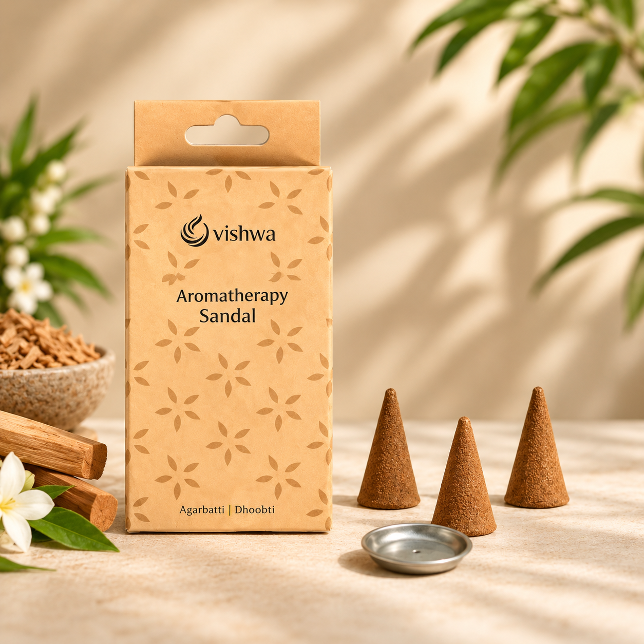 Aromatherapy Incense Cones - Sandal