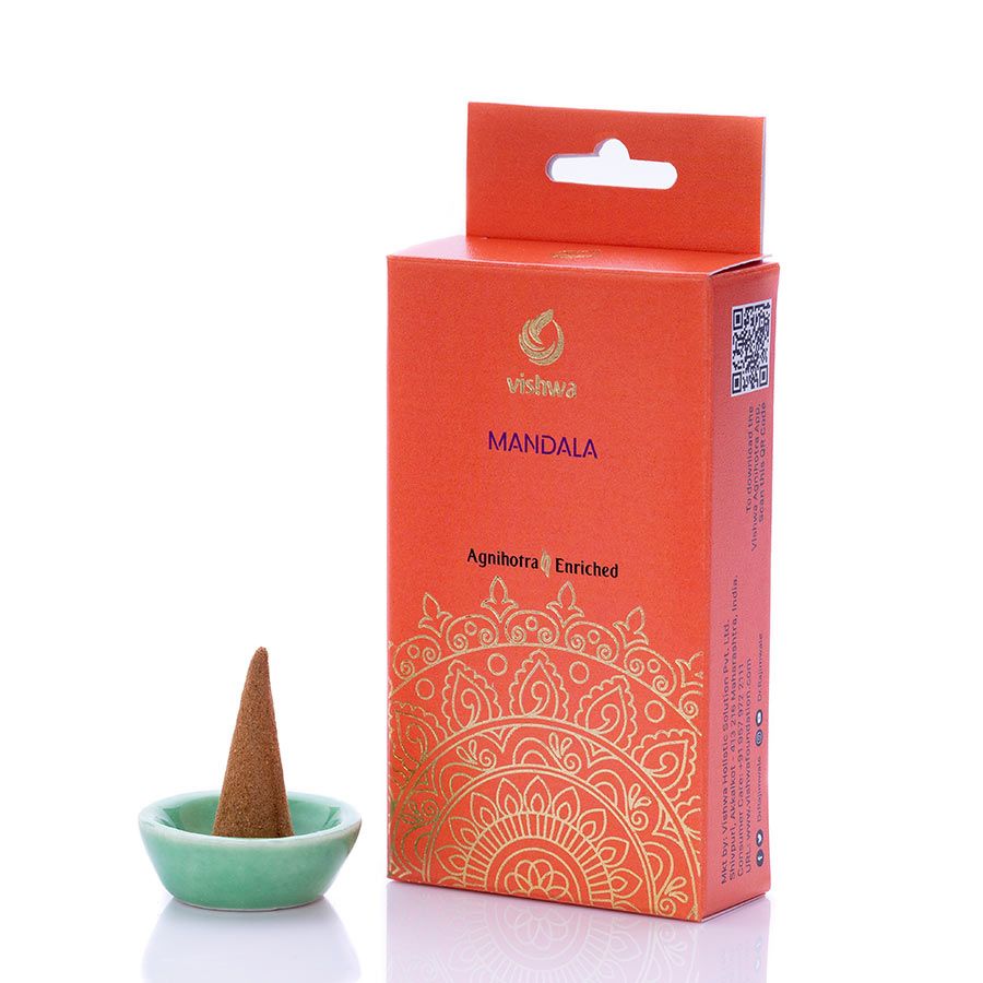 Mandala Incense Cones - Red 