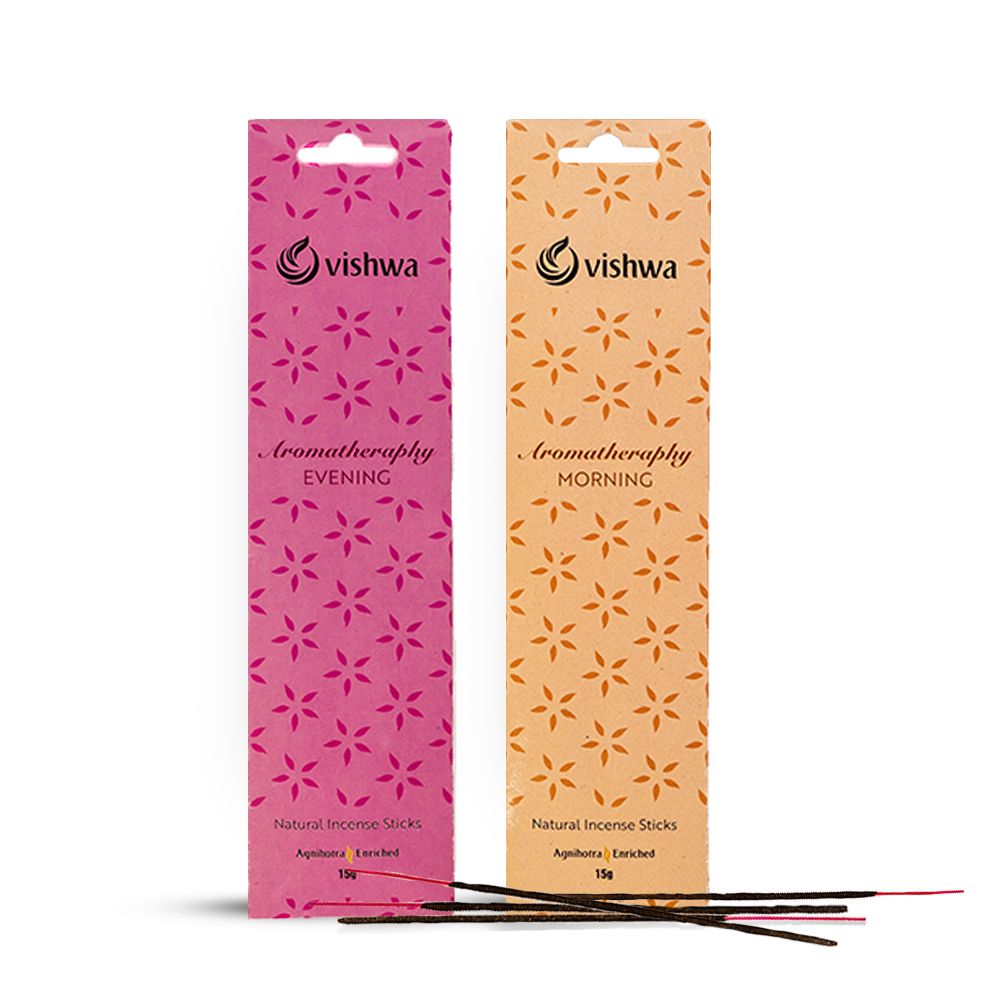 Premium Incense Sticks Bundle - Aromatherapy - (Morning + Evening)
