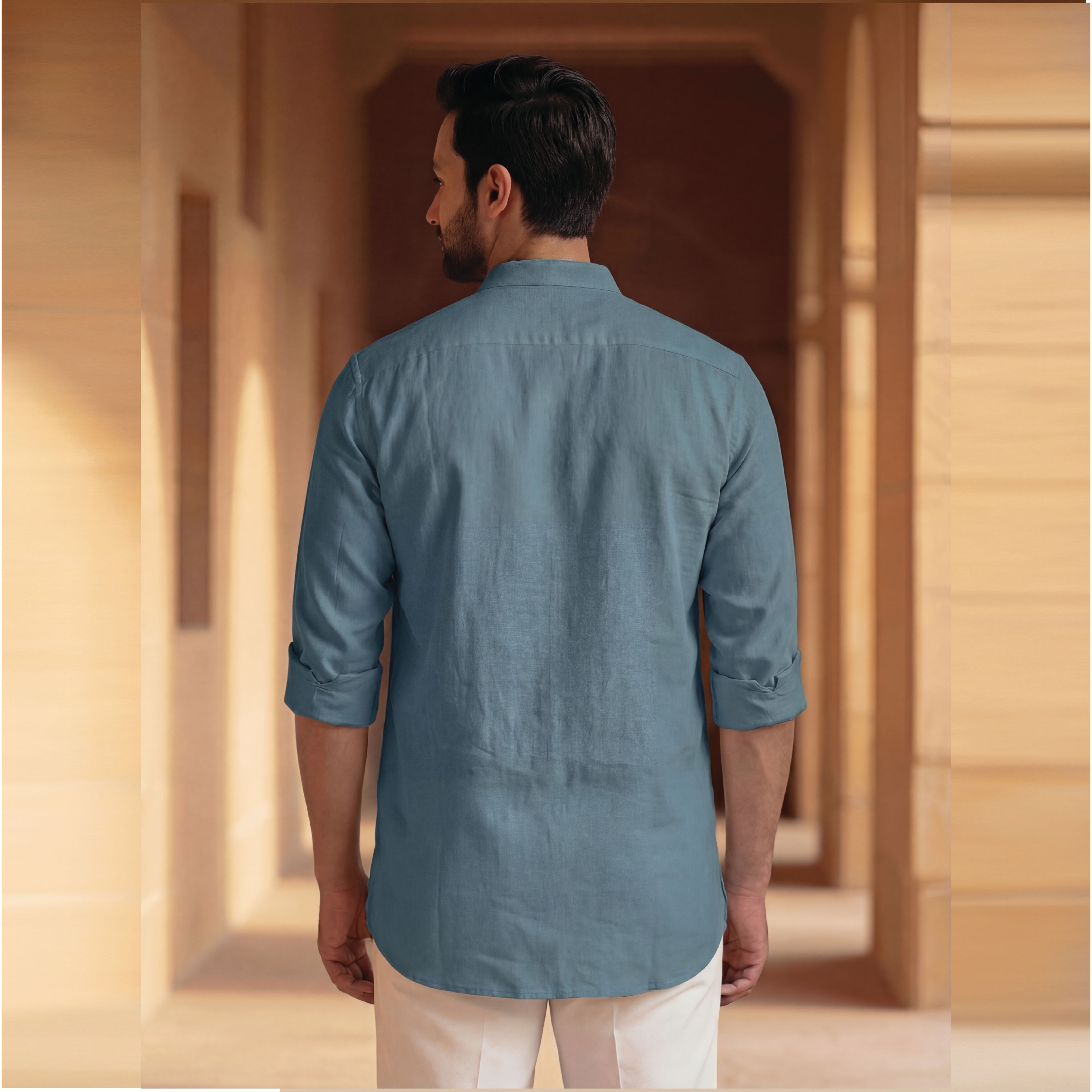 Blue - Men's Shirt 4