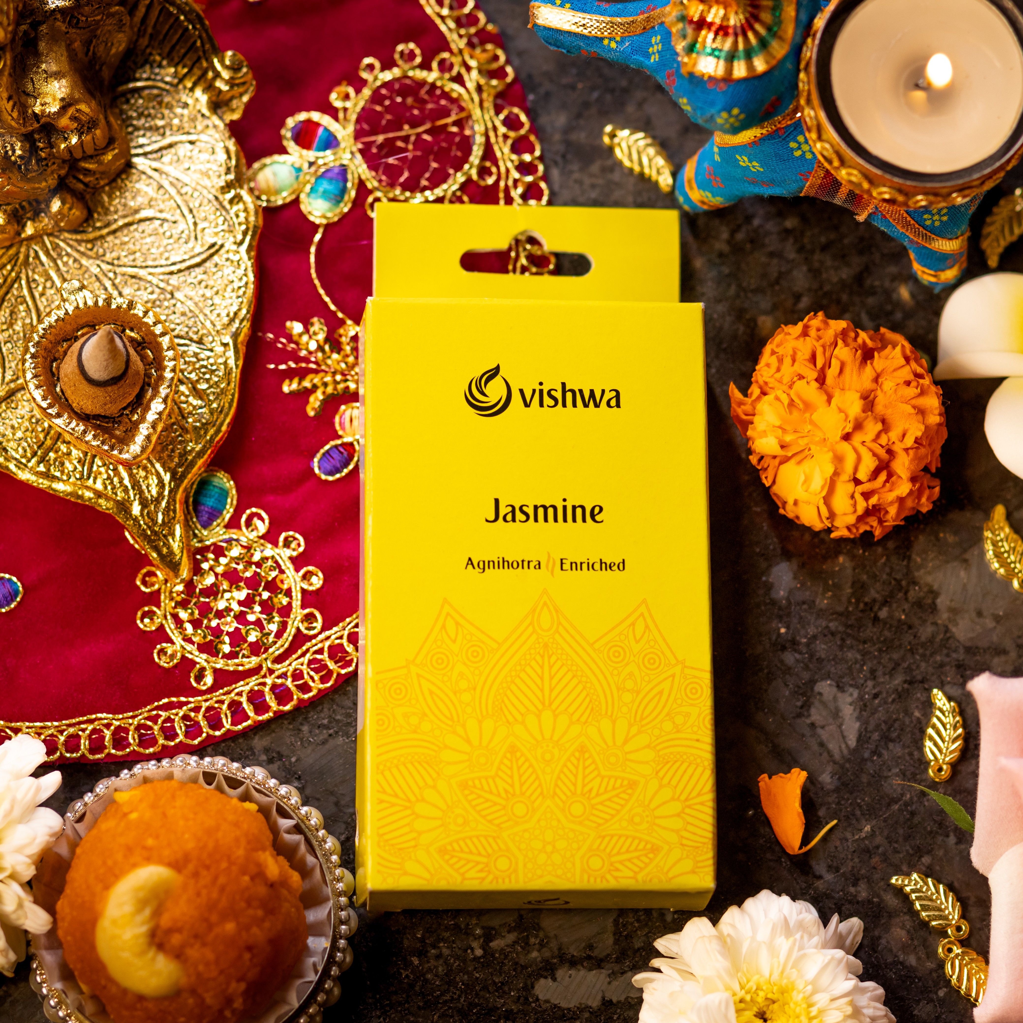  Mandala Insence Cone - Jasmine 4