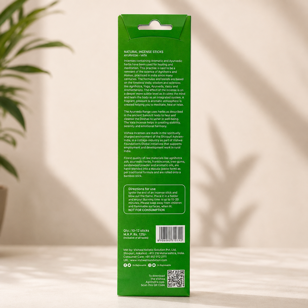 Ayurveda Incense Sticks - Vata 2