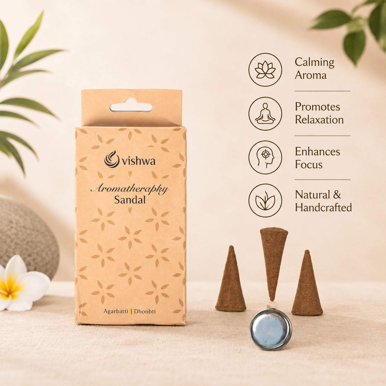 Aromatherapy Incense Cones - Sandal 3